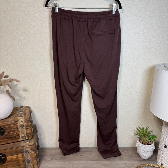 Vuori Ponto Performance Pants Mens Size L Burgundy Dreamknit Relaxed Fit - Picture 5 of 10